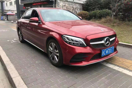 温州二手奔驰C级 2020款 C 200 L 动感型运动版